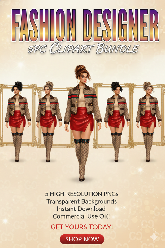 Boss Babe Fashion Girl PNG