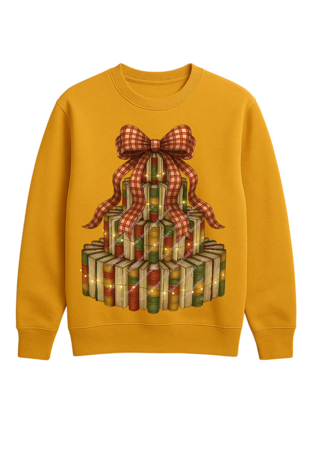 Christmas Book Tree PNG | Book Lover Digital Download | Cozy Holiday Book Stack Clipart