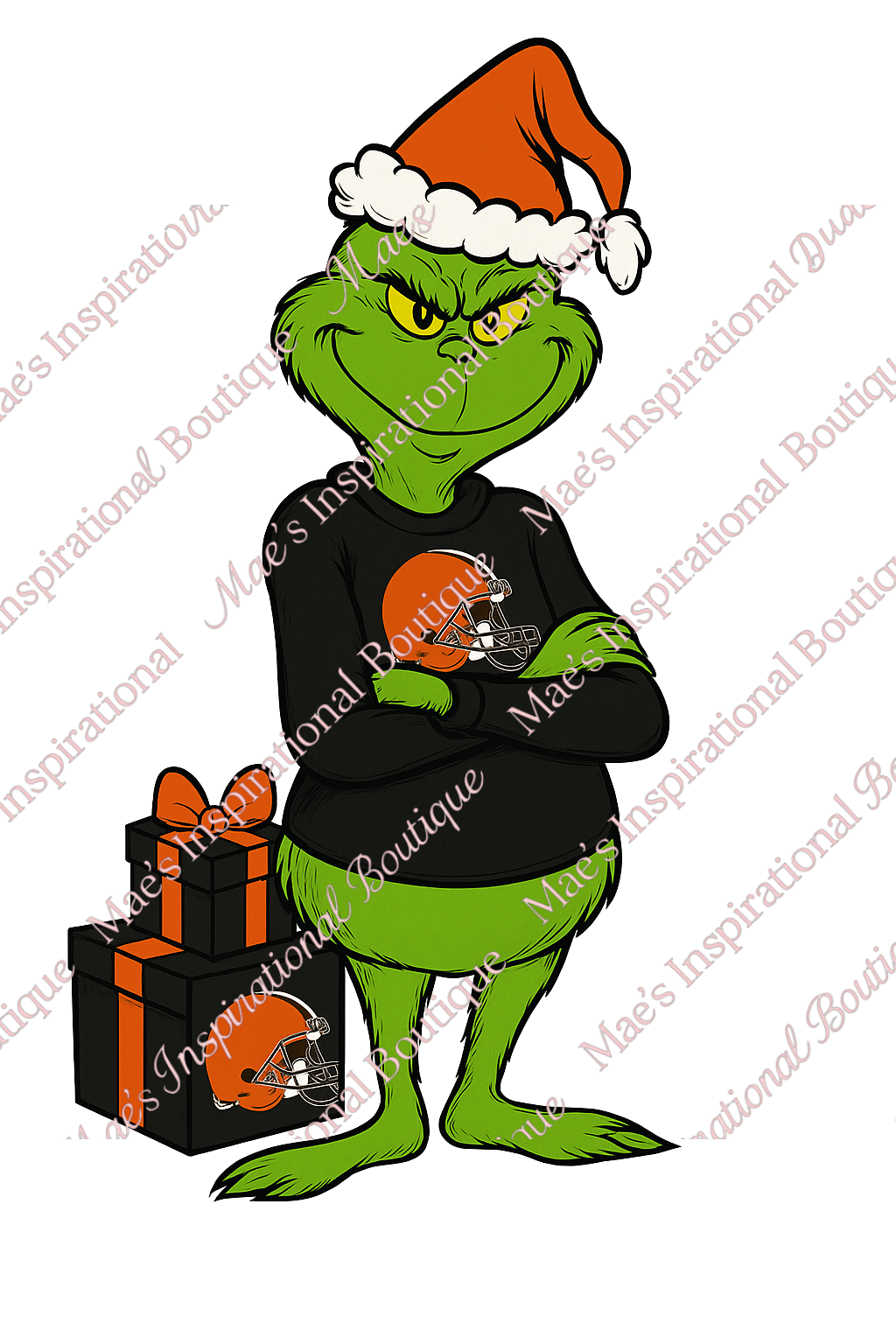 Football Grinchies Collection – DTF & Sublimation PNGs | Mae’s Inspirational Boutique