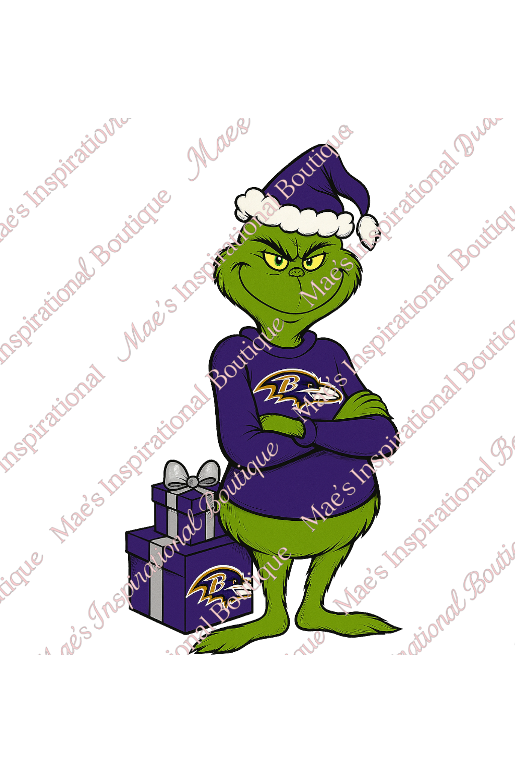 Football Grinchies Collection – DTF & Sublimation PNGs | Mae’s Inspirational Boutique