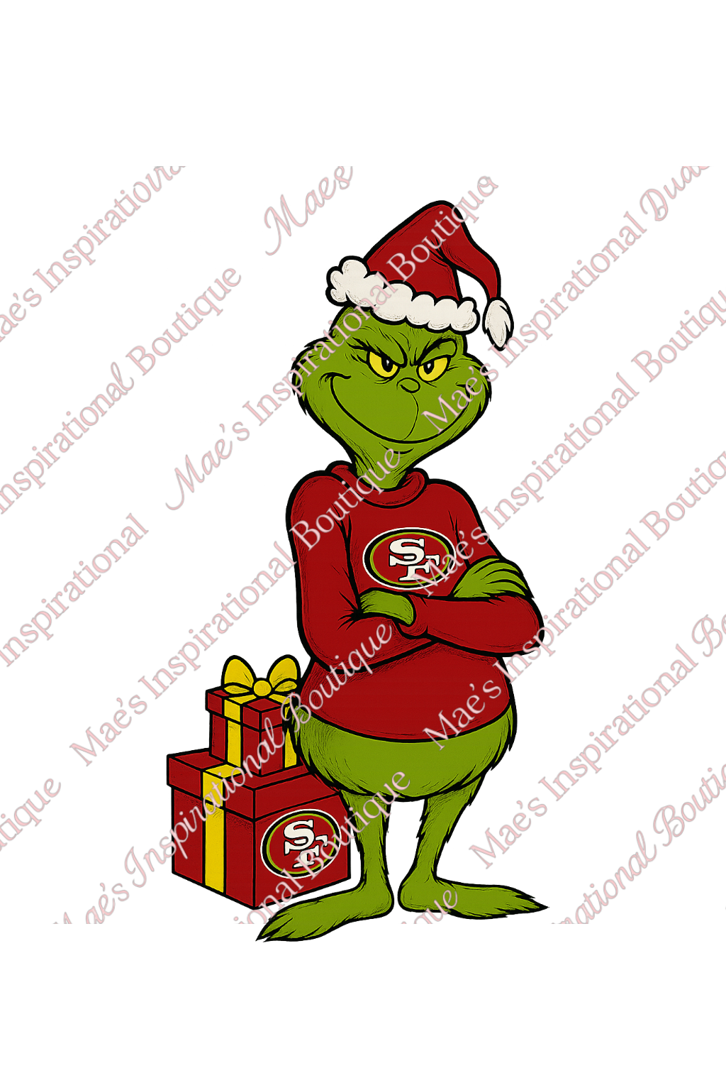 Football Grinchies Collection – DTF & Sublimation PNGs | Mae’s Inspirational Boutique