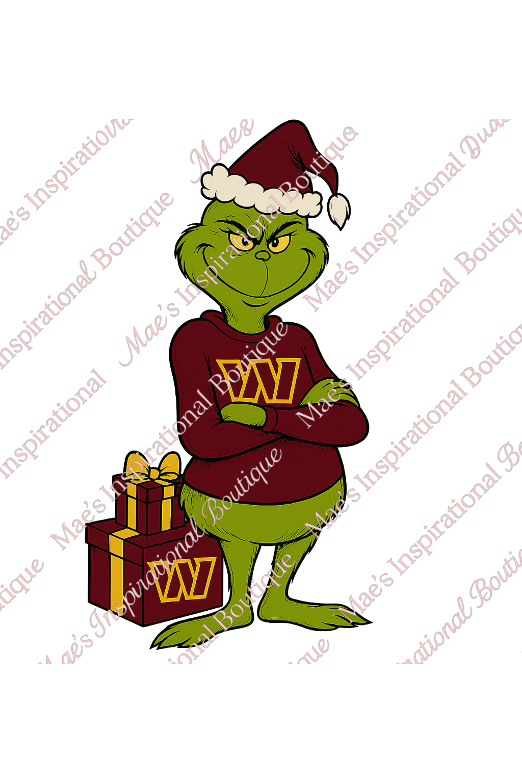Football Grinchies Collection – DTF & Sublimation PNGs | Mae’s Inspirational Boutique