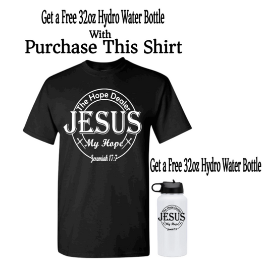 Jesus Is My Hope T-Shirt – Christian Faith Tee | Inspirational Bible Verse Shirt for Believers
