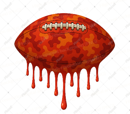 Kansas City Chiefs Drip Camo Football