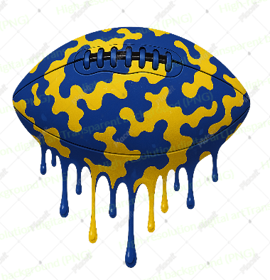 LA Rams Drip Football – Digital Download